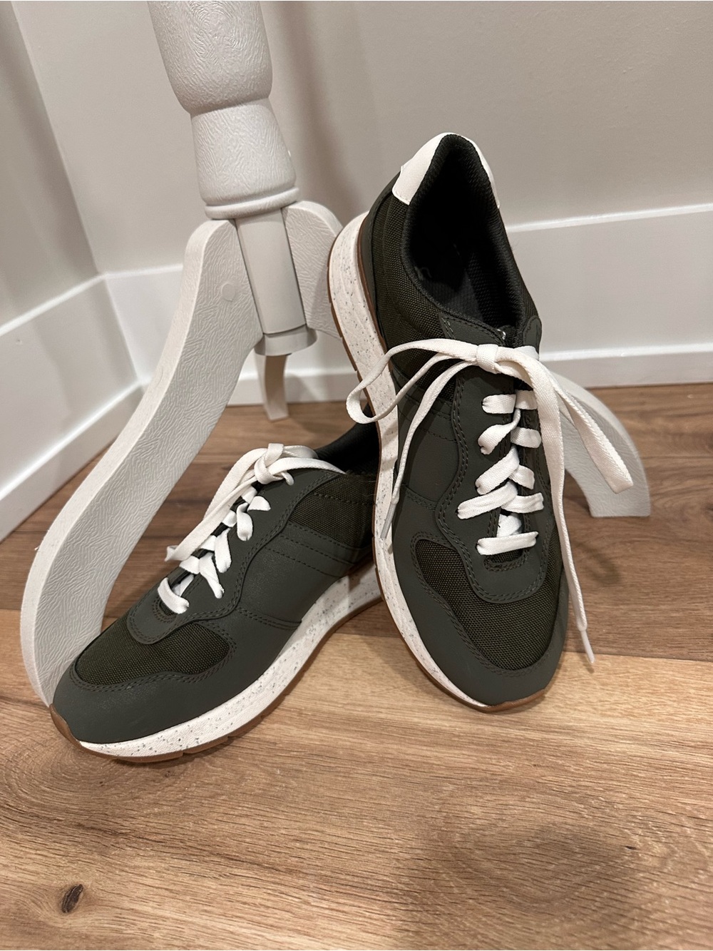 UGG Olive Green and White Women's Casual Sneakers